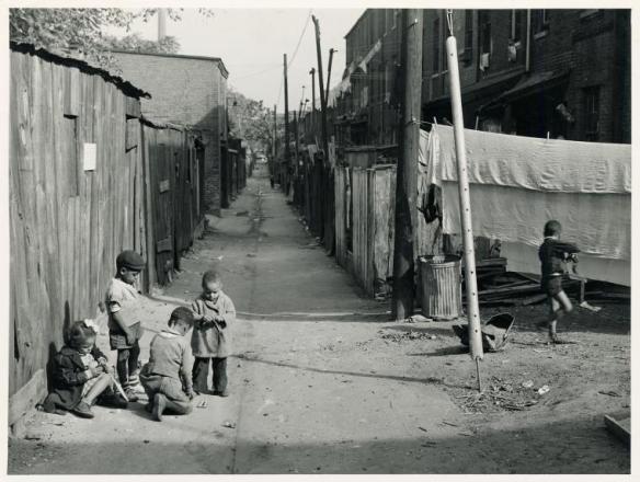 Playing in the alley, Washington, D.C.